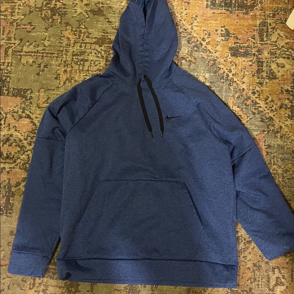 Nike Navy Hoodie with Black Details